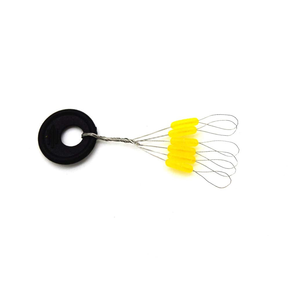 6-in-1 Fishing Bobber Stopper 100pcs Soft Silicone Float Stops
