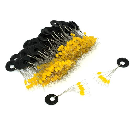 6-in-1 Fishing Bobber Stopper 100pcs Soft Silicone Float Stops