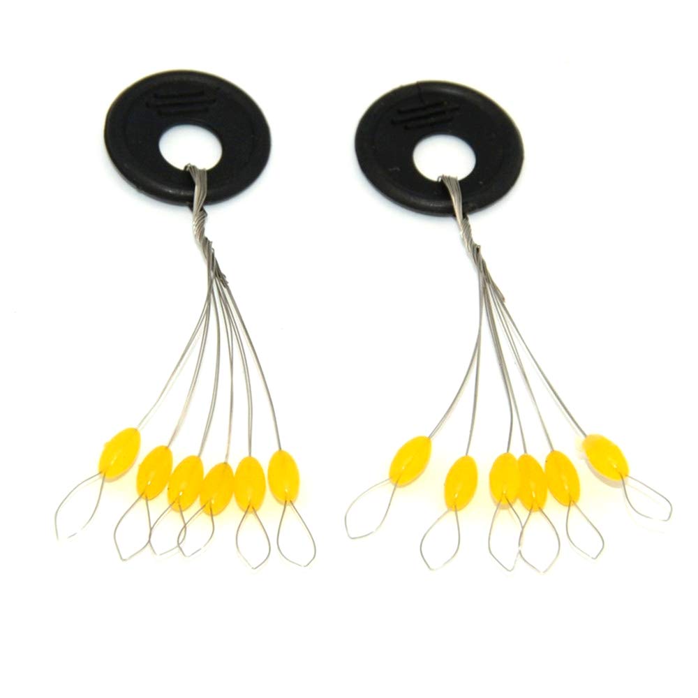 6-in-1 Fishing Bobber Stopper 100pcs Soft Silicone Float Stops