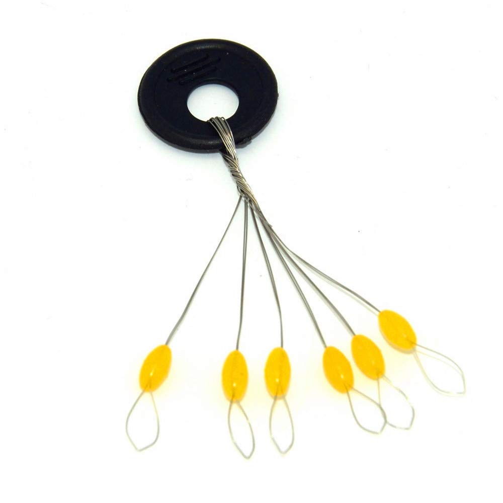 6-in-1 Fishing Bobber Stopper 100pcs Soft Silicone Float Stops