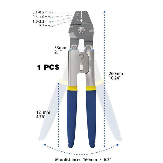 Professional Crimping Tools Wire Rope Fishing Tackle Pliers