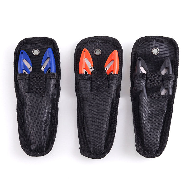 Split Ring Plier and Braid Scissor 5" with Sheath Multi-Tool