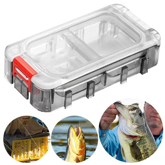 Fishing Tackle Box Waterproof Tool Box Double Side Fishing Hook Storage Container Carp Accessories Organizer Case for Hook Lure