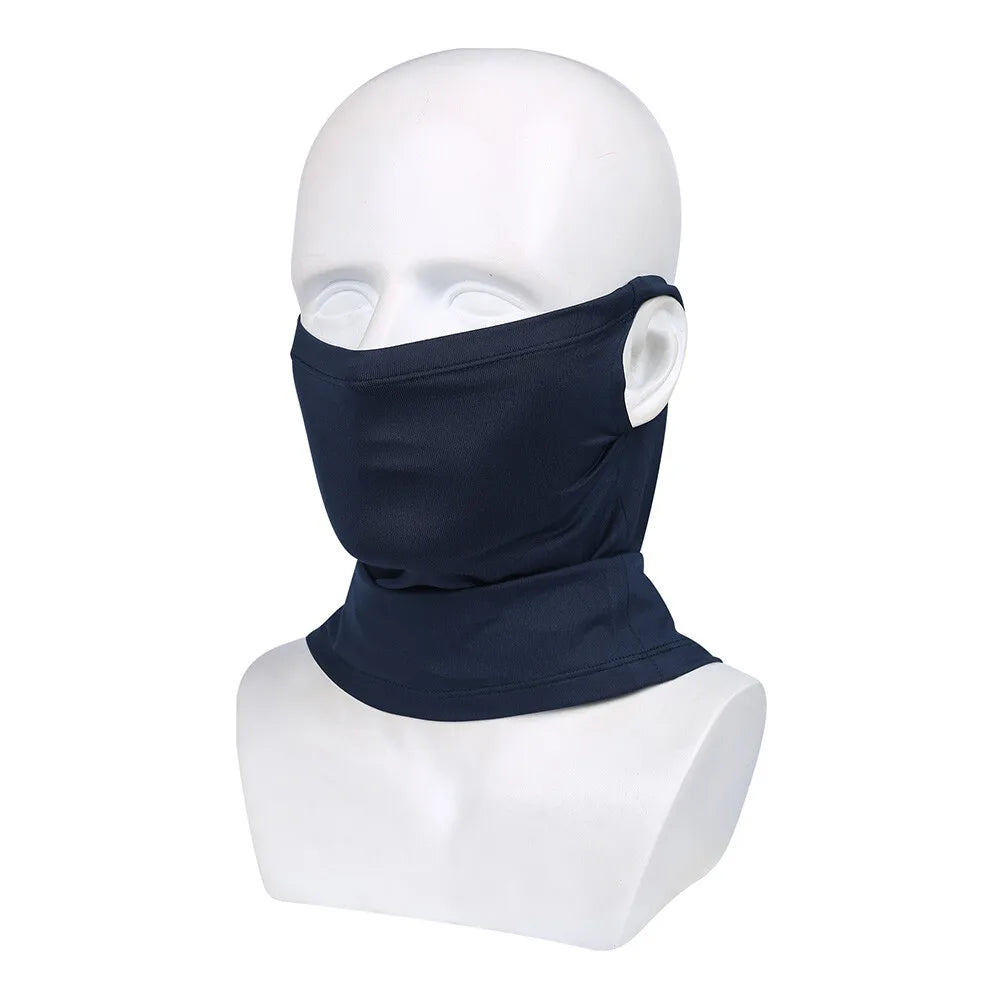 Outdoor Balaclava Riding Half Face Mask Neck UV Protection Sunscreen Motorcycle Scarf Fishing Hiking Mask for Men Women