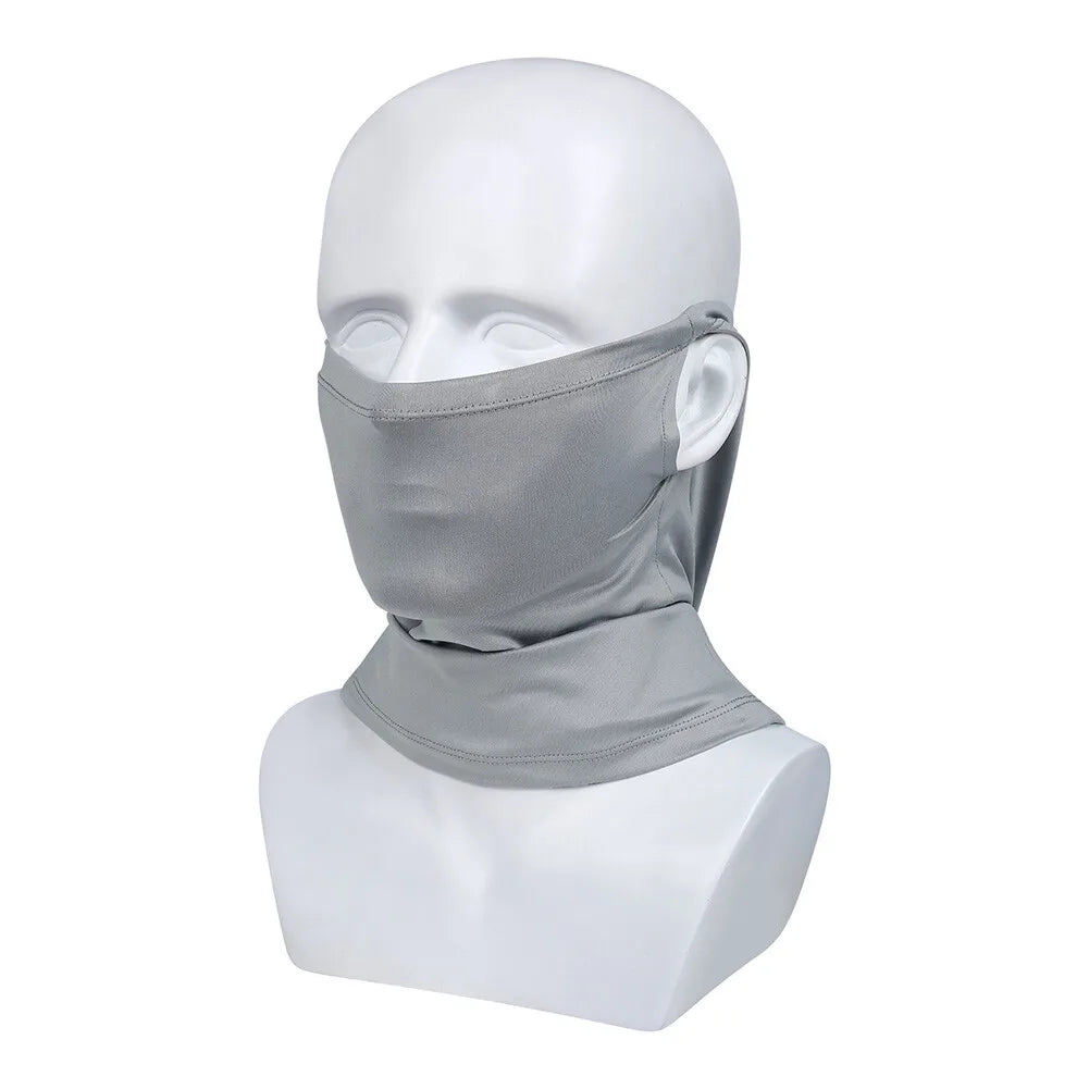 Outdoor Balaclava Riding Half Face Mask Neck UV Protection Sunscreen Motorcycle Scarf Fishing Hiking Mask for Men Women