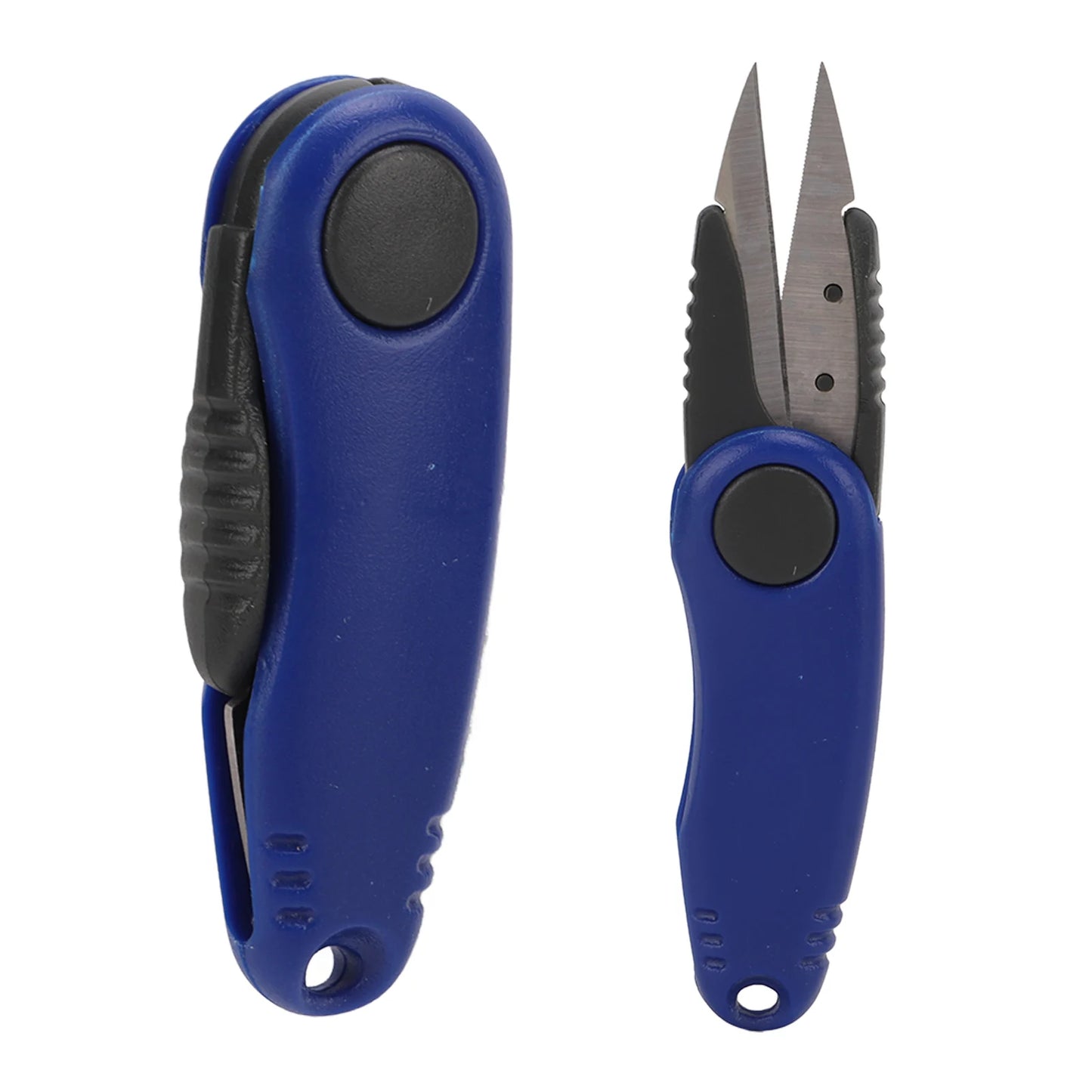 Shrimp Shaped Fishing Line Scissor Fishing Tackle Fold Scissor Fishing Line Cut ClipperBlue