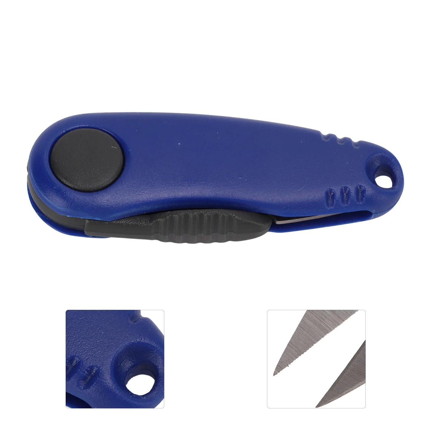 Shrimp Shaped Fishing Line Scissor Fishing Tackle Fold Scissor Fishing Line Cut ClipperBlue