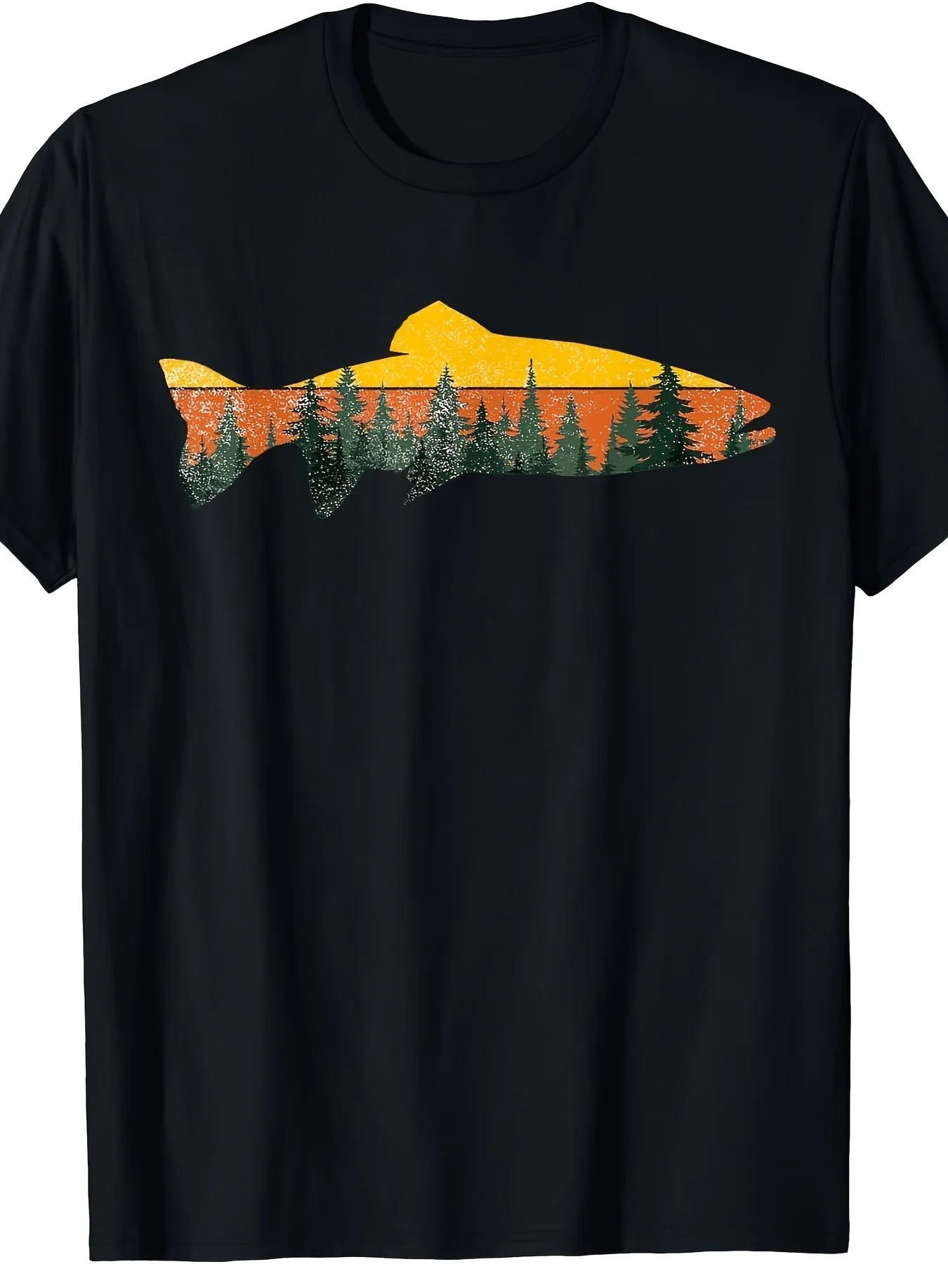 Trout Fly Fishing Outdoor Forest Nature Wildlife Fisherman T-Shirt