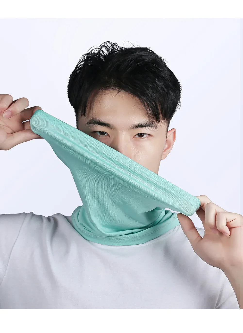 Outdoor Balaclava Riding Half Face Mask Neck UV Protection Sunscreen Motorcycle Scarf Fishing Hiking Mask for Men Women