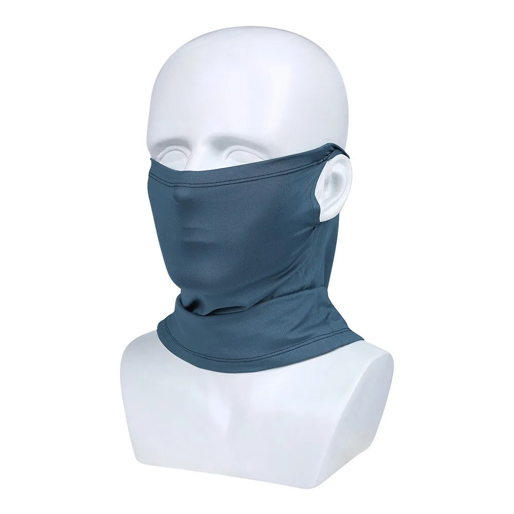 Outdoor Balaclava Riding Half Face Mask Neck UV Protection Sunscreen Motorcycle Scarf Fishing Hiking Mask for Men Women