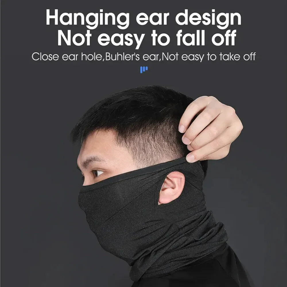 Outdoor Balaclava Riding Half Face Mask Neck UV Protection Sunscreen Motorcycle Scarf Fishing Hiking Mask for Men Women
