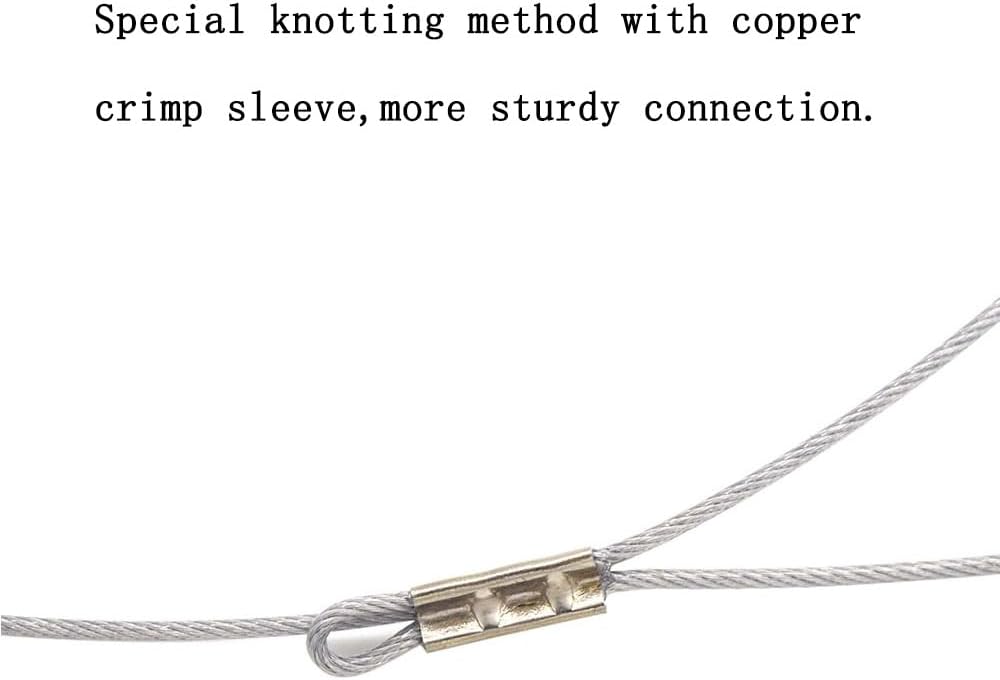 Fishing Rig, Stainless Steel Wire Fishing Hook Rigs, 3 Packs, Hook Size #6 to #16, Silver