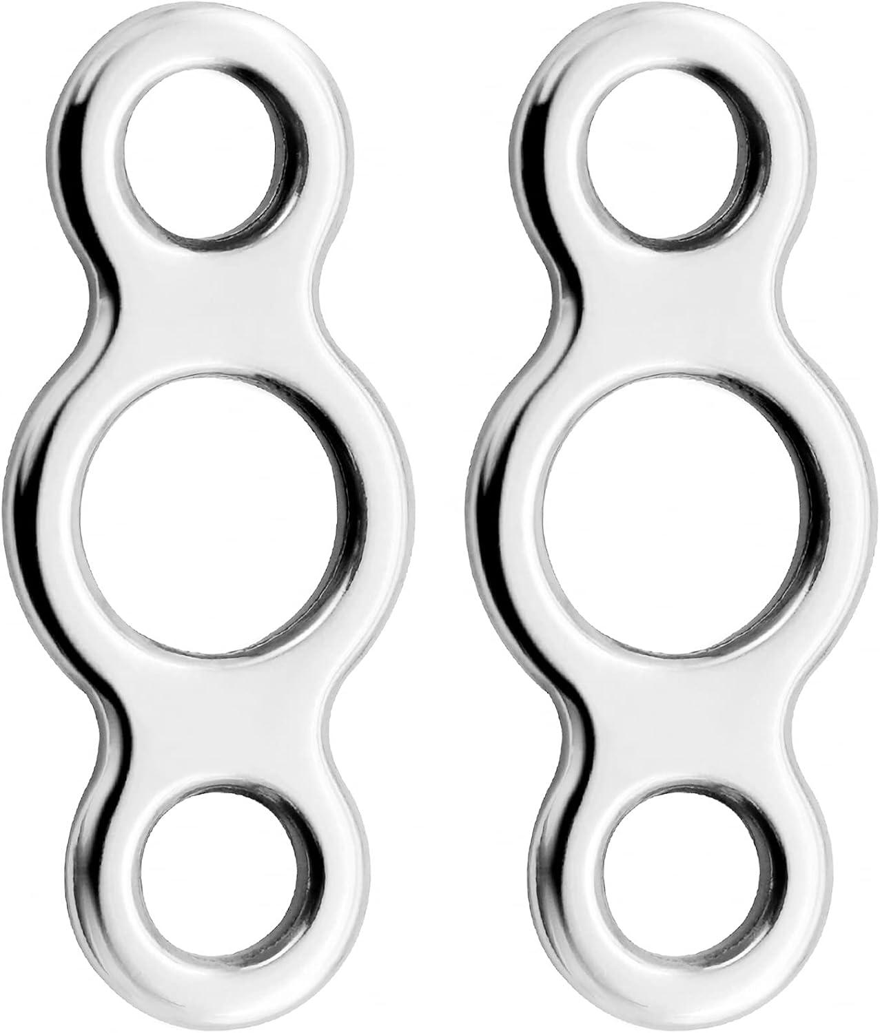 AMYSPORTS Line Connector Solid Ring Fishing High Strength Jigging Ring Stainless Lure Remover Solid Rings Fishing Saltwater Freshwater