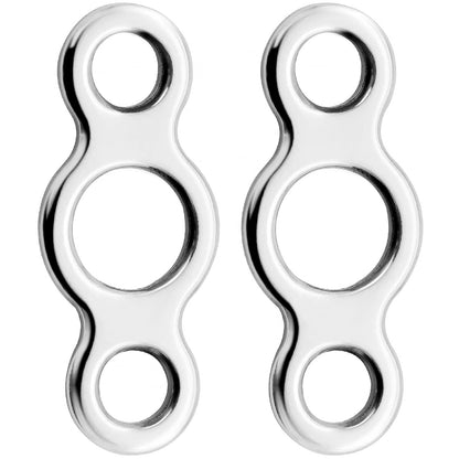 AMYSPORTS Line Connector Solid Ring Fishing High Strength Jigging Ring Stainless Lure Remover Solid Rings Fishing Saltwater Freshwater