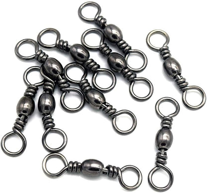 Fishing Barrel Swivel Stainless Steel Sea Fishing Hooks Connector Rolling Swivel for Sea Fishing-Size10#-5/0#,51Lb-317Lb