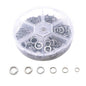 Heavy Duty Stainless Steel Split Rings Double Fishing Lure Rings,6 Sizes 5.2-10.3mm Split Rings,40-200LB