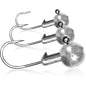 AMYSPORTS Trout Freshwater Jig Head Hook Saltwater Tackle Jig Hook Lead Round Ball Fishing Jigs Lead Sharp