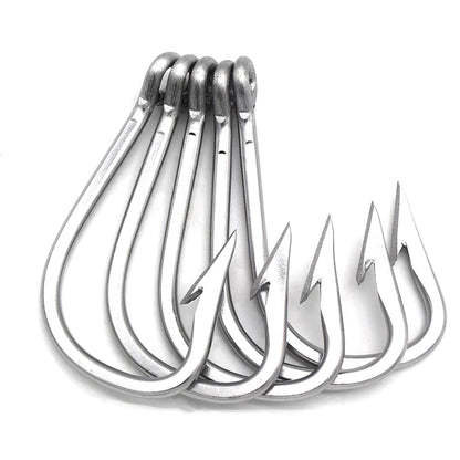 Saltwater Large Giant Shark,Tuna and Catfish Hooks Extra Strong Stainless Steel Fishing Hooks…