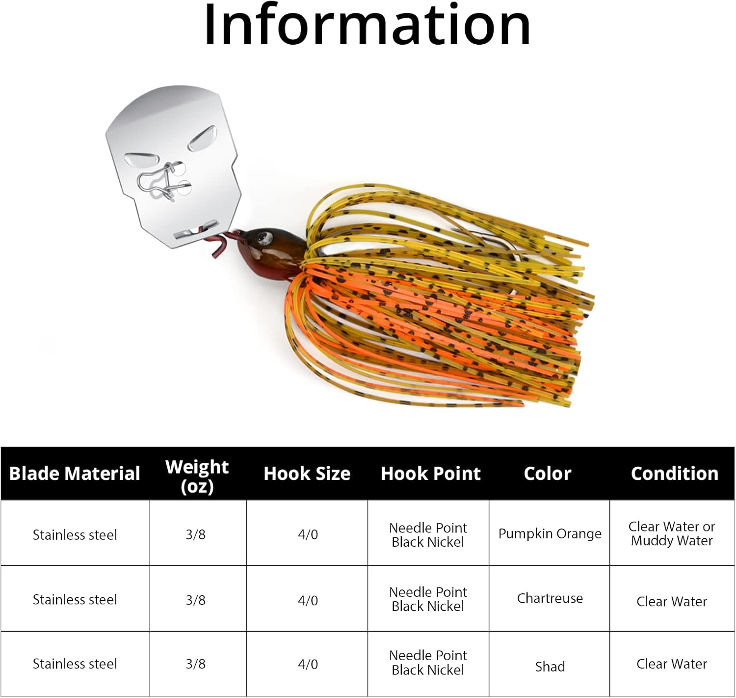 MadBite by KastKing Bladed Jig Fishing Lures, Multi-Color Kits, Irresistible Vibrating Action, Sticky-Sharp Heavy-Wire Needle Point Hooks, Popular 3/8 oz and 1/2 oz Sizes, Includes Storage Box