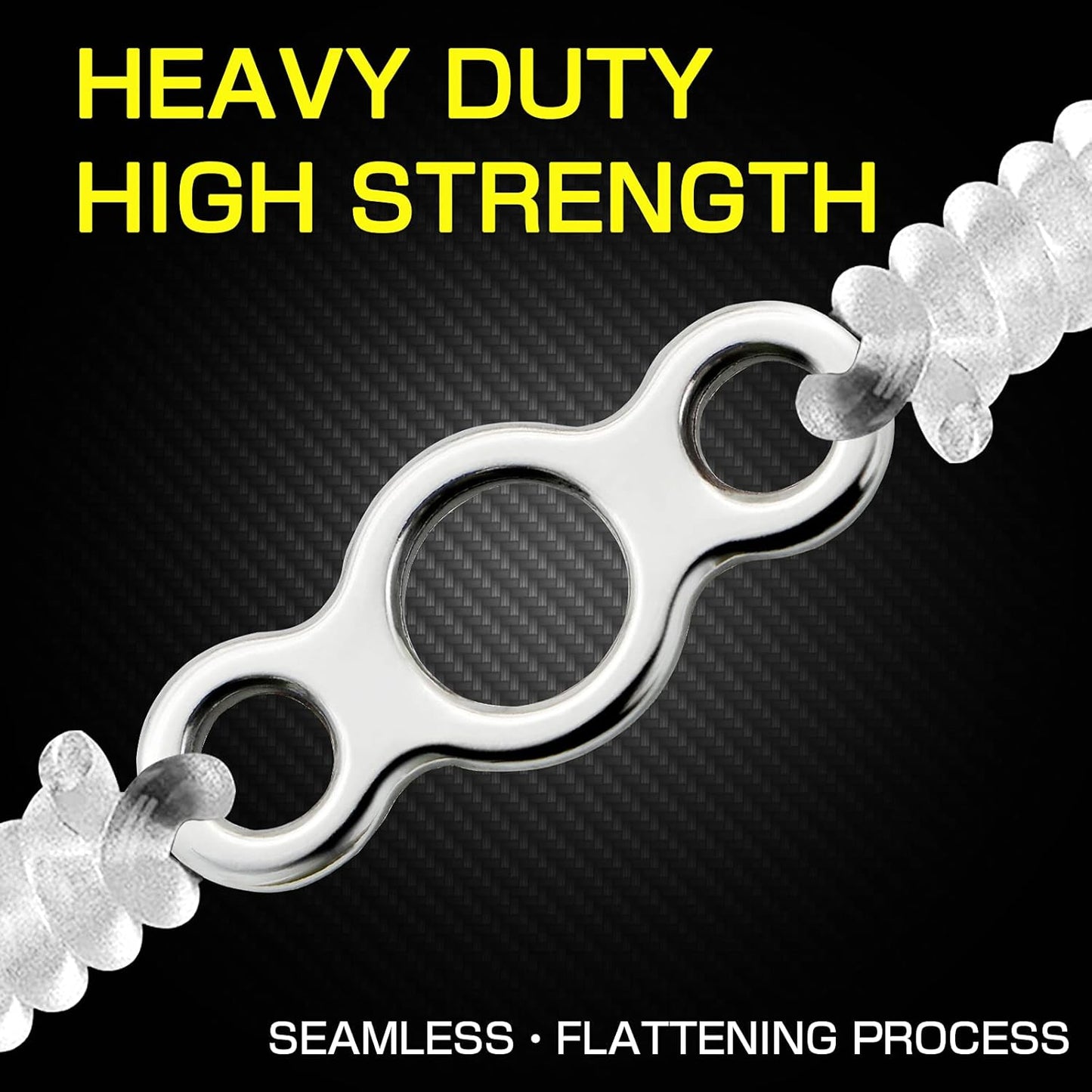 AMYSPORTS Line Connector Solid Ring Fishing High Strength Jigging Ring Stainless Lure Remover Solid Rings Fishing Saltwater Freshwater