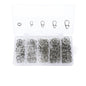 Fishing Swivel Fishing Split Rings High Strength Heavy Duty Fishing Lures Ring Chain Connector Fishing Lure Tackle Set