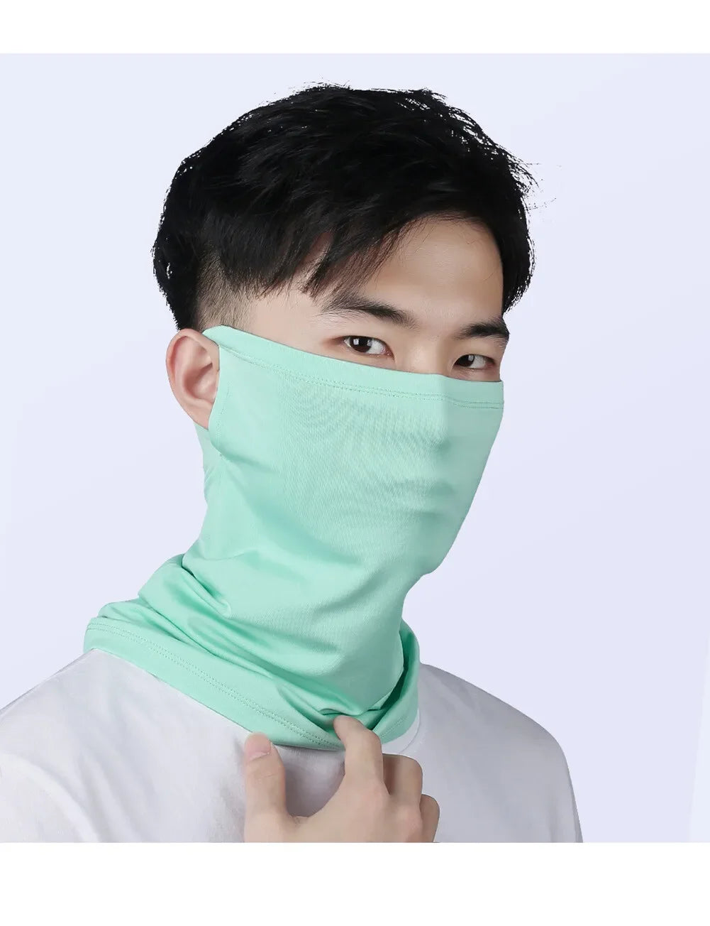 Outdoor Balaclava Riding Half Face Mask Neck UV Protection Sunscreen Motorcycle Scarf Fishing Hiking Mask for Men Women