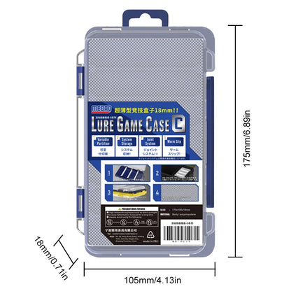 Fishing Tackle Box Waterproof Tool Box Double Side Fishing Hook Storage Container Carp Accessories Organizer Case for Hook Lure