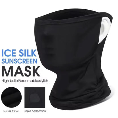 Outdoor Balaclava Riding Half Face Mask Neck UV Protection Sunscreen Motorcycle Scarf Fishing Hiking Mask for Men Women