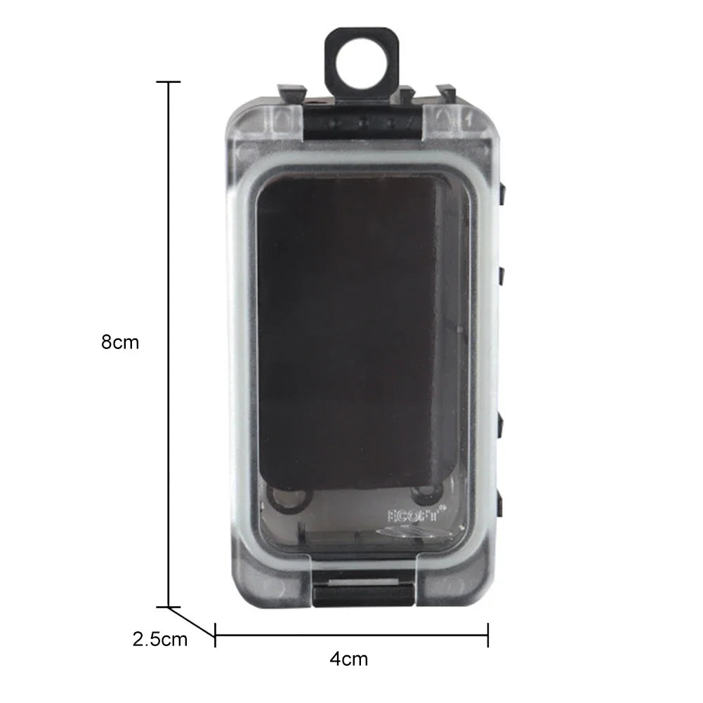 Fishing Tackle Box Waterproof Tool Box Double Side Fishing Hook Storage Container Carp Accessories Organizer Case for Hook Lure