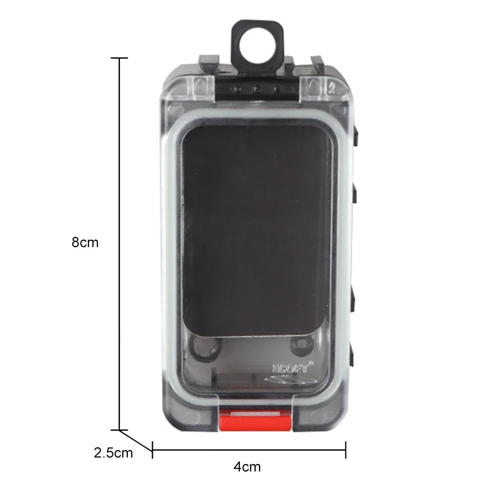 Fishing Tackle Box Waterproof Tool Box Double Side Fishing Hook Storage Container Carp Accessories Organizer Case for Hook Lure