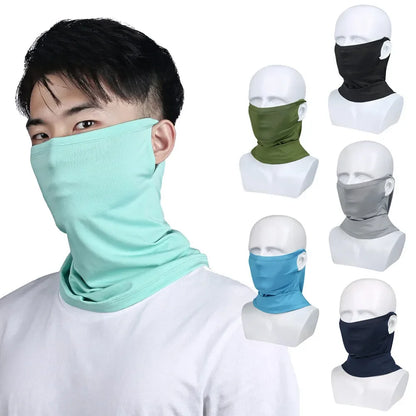 Outdoor Balaclava Riding Half Face Mask Neck UV Protection Sunscreen Motorcycle Scarf Fishing Hiking Mask for Men Women