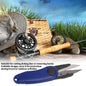 Shrimp Shaped Fishing Line Scissor Fishing Tackle Fold Scissor Fishing Line Cut ClipperBlue