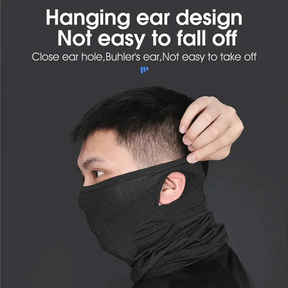 Outdoor Balaclava Riding Half Face Mask Neck UV Protection Sunscreen Motorcycle Scarf Fishing Hiking Mask for Men Women